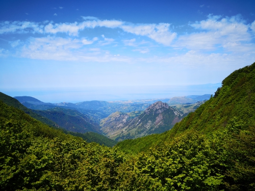 Panorama un terrazzo sul tirreno. Trekking in Calabria - Cozzo dell'Orso