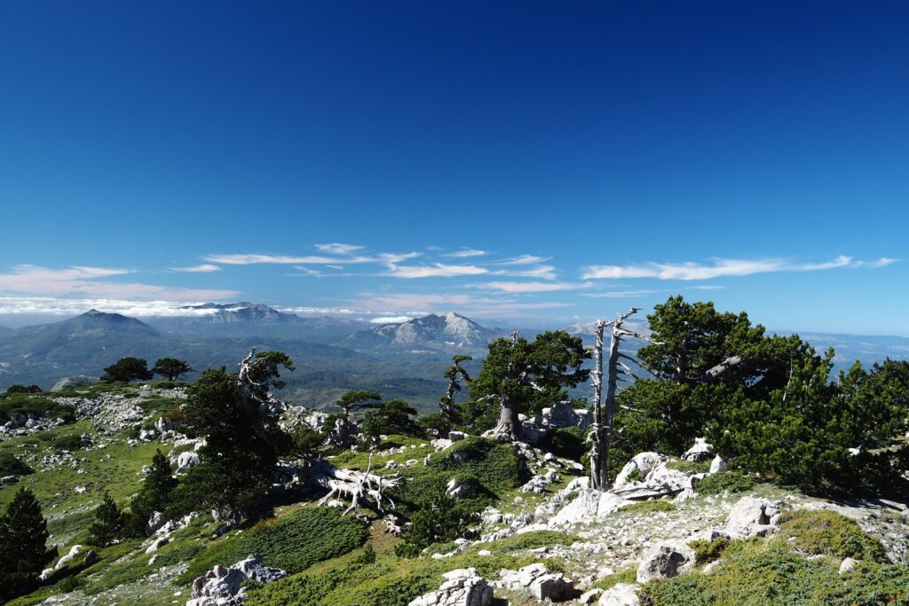 Panorama montagna Trekking sul Pollino - Il Giardino degli Dei​