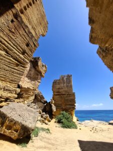 isola di Favignana grotta di tufo del bue marino